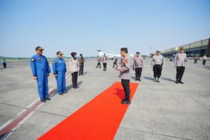 Kapolri Bertolak ke Lampung Groundbreaking SPPG Polri