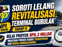 Kawal Proyek Rp6,3 Miliar, KNPI Kota Bogor Peringatkan Jangan Ada “Main Mata” di Lelang Terminal Bubulak